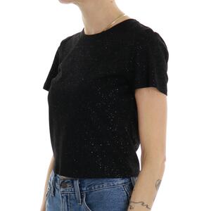 T-SHIRT CROP ELEH NERO